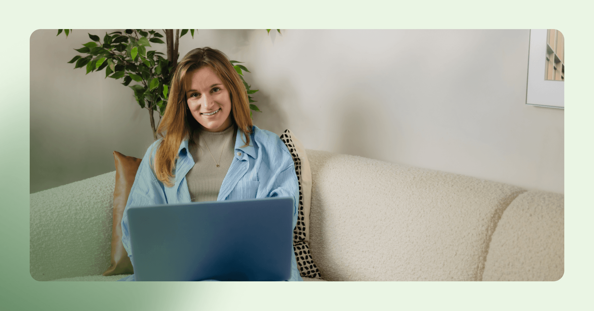 woman using virtual mental health services with Medicaid