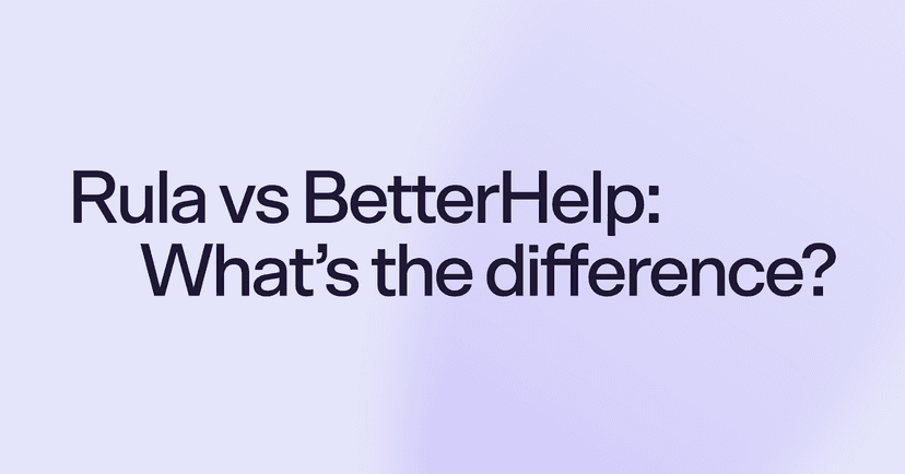Rula vs BetterHelp: What's the difference?
