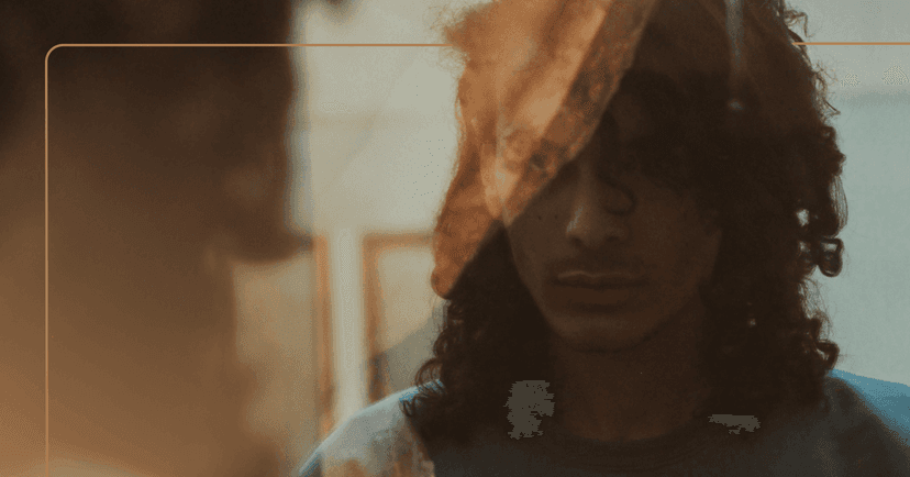 man becoming suspicious of people due to alcohol-induced paranoia