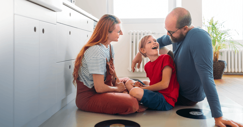 a family doing homework for SFT
