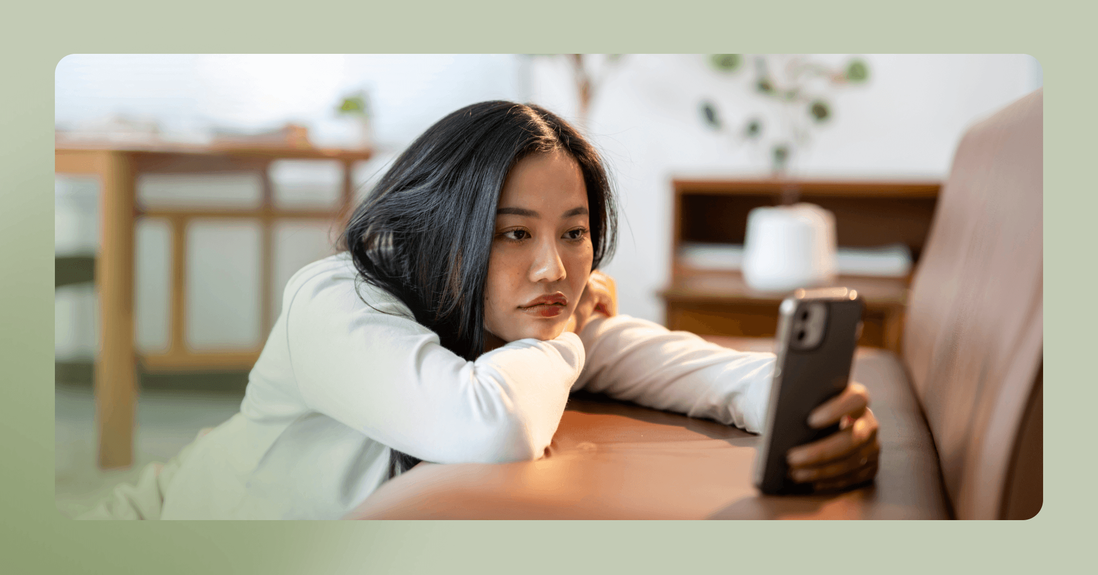 woman using shopping as a distraction