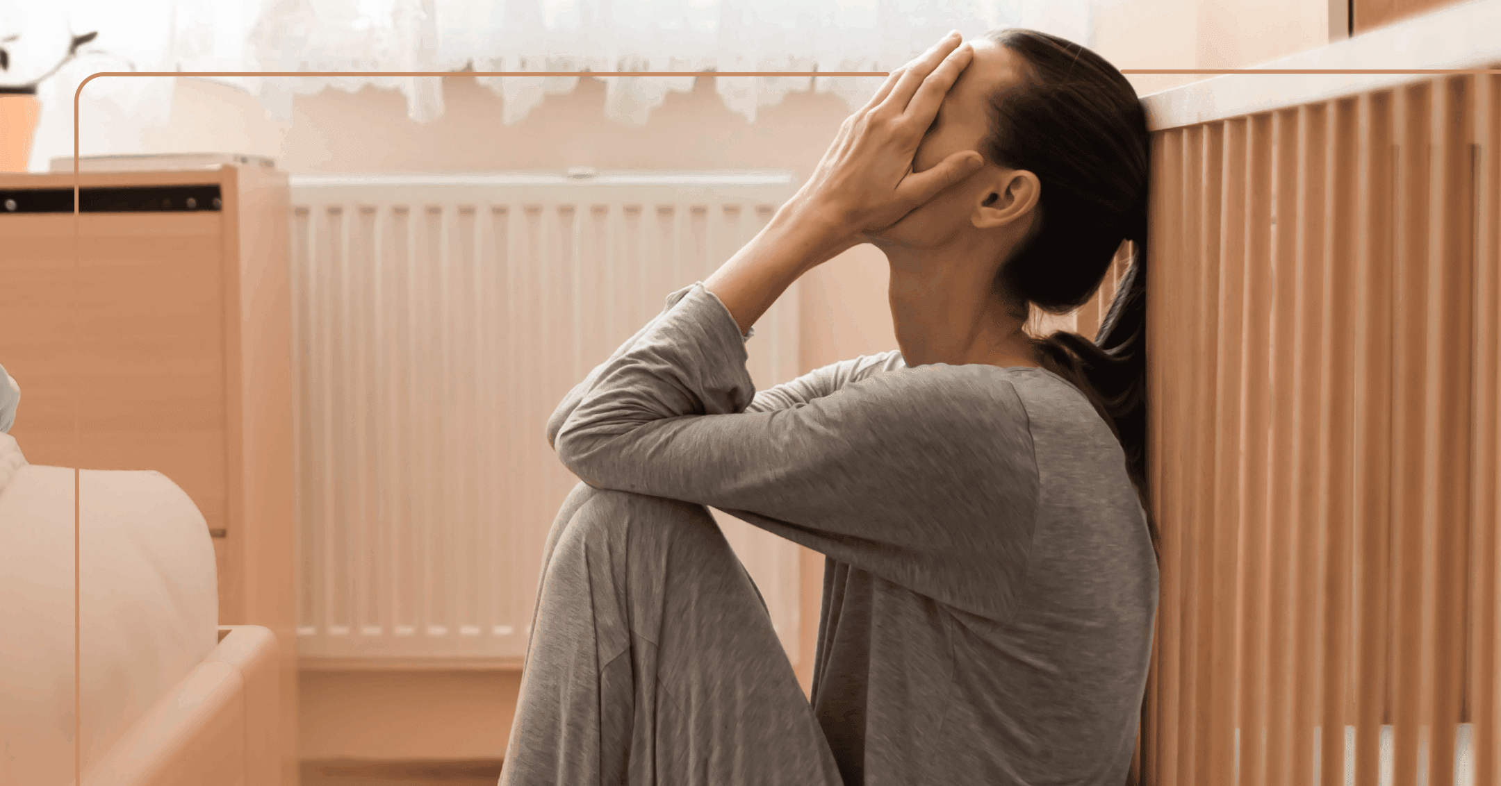 woman having persistent feelings of hopelessness