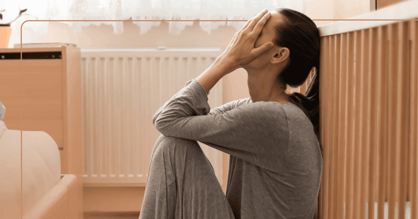 woman having persistent feelings of hopelessness