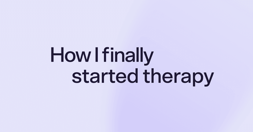 How I finally started therapy