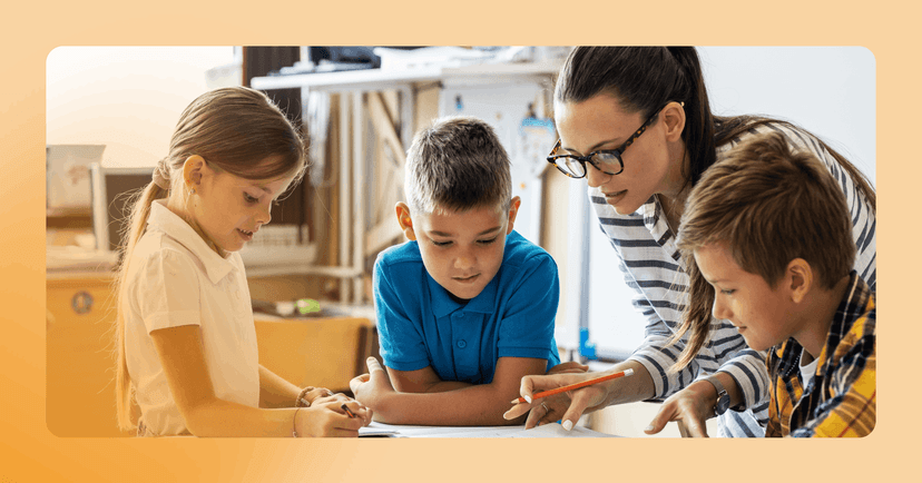 woman reframing negative thoughts while teaching