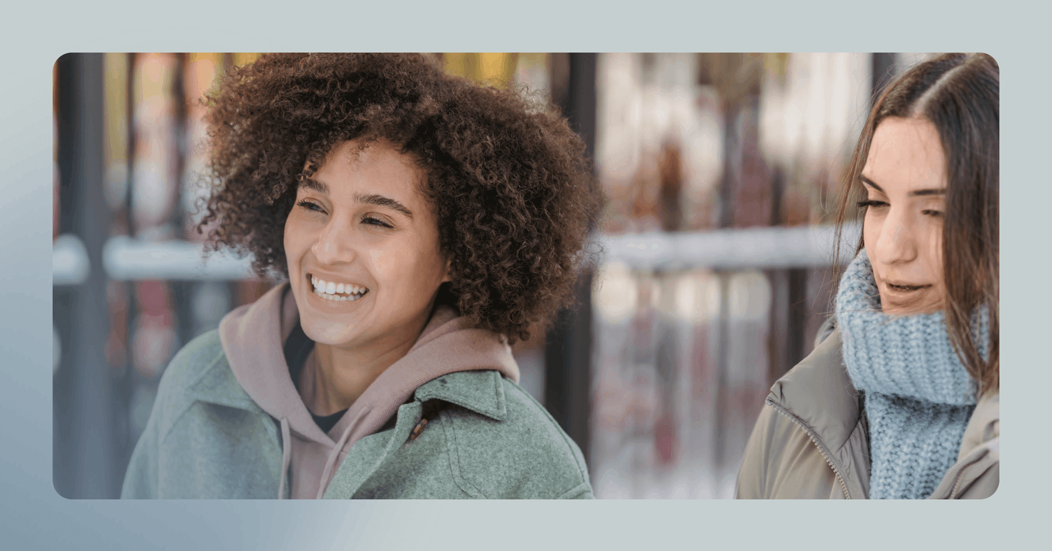 woman building a sense of community with her support network