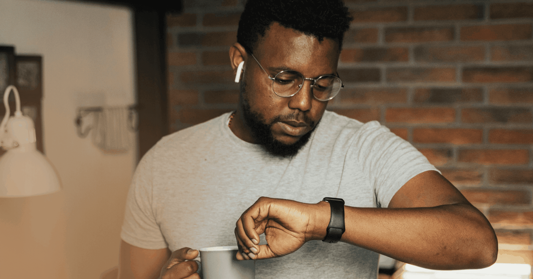 man getting ready to exercise for his heart and mental health