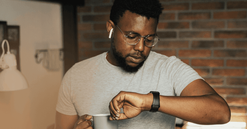 man getting ready to exercise for his heart and mental health