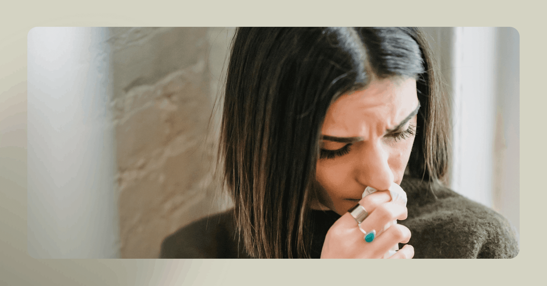 woman experiencing sadness and low mood