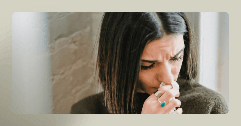 woman experiencing sadness and low mood