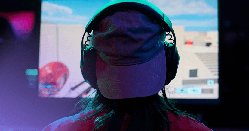 young man using gaming as a way to avoid unwanted feelings