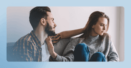 woman refusing to acknowledge her partner