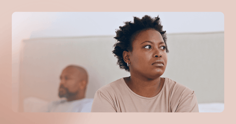 woman seeking clarification from her partner about a microaggression