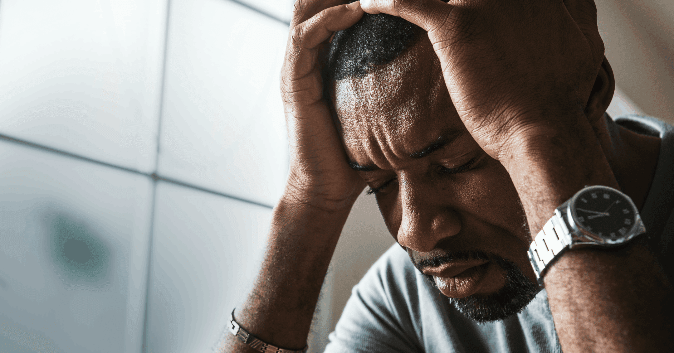 man feeling the need to punish himself