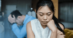 a couple trying to rethink the way they communicate