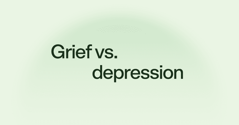 Grief vs. depression