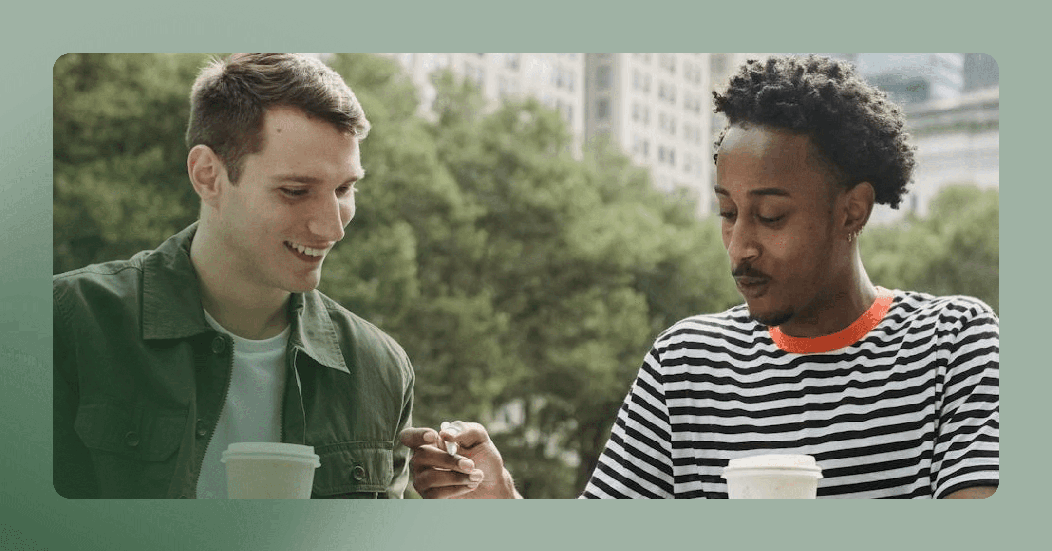man being strategic with his schedule and spending time with a friend