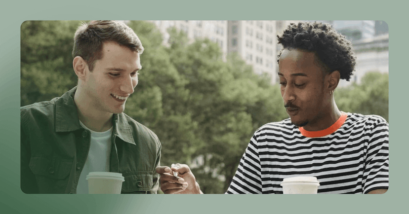 man being strategic with his schedule and spending time with a friend
