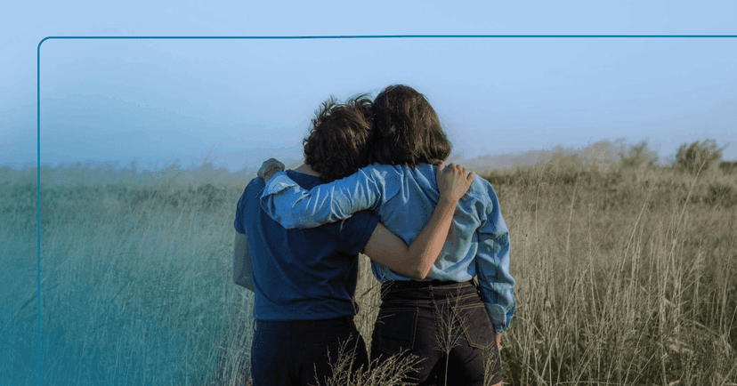 a couple working together to address their challenges