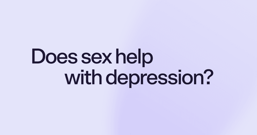 Does sex help with depression?