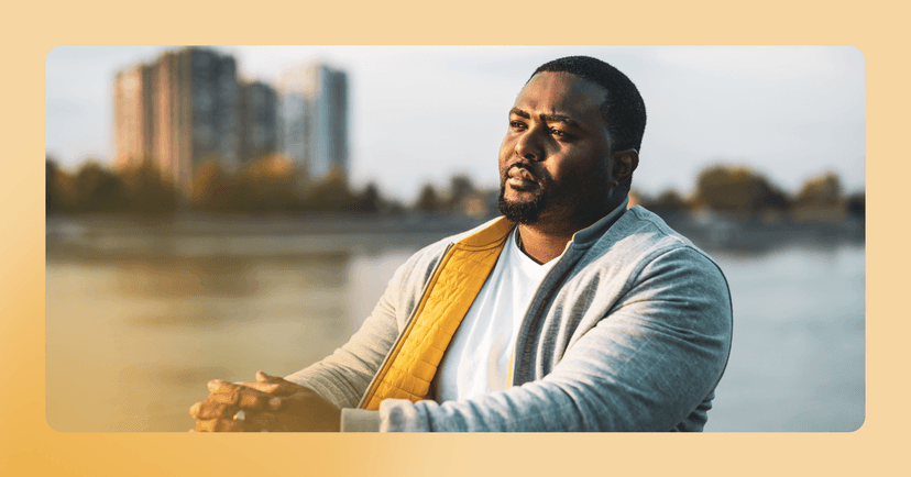 man getting sunlight to improve low vitamin D