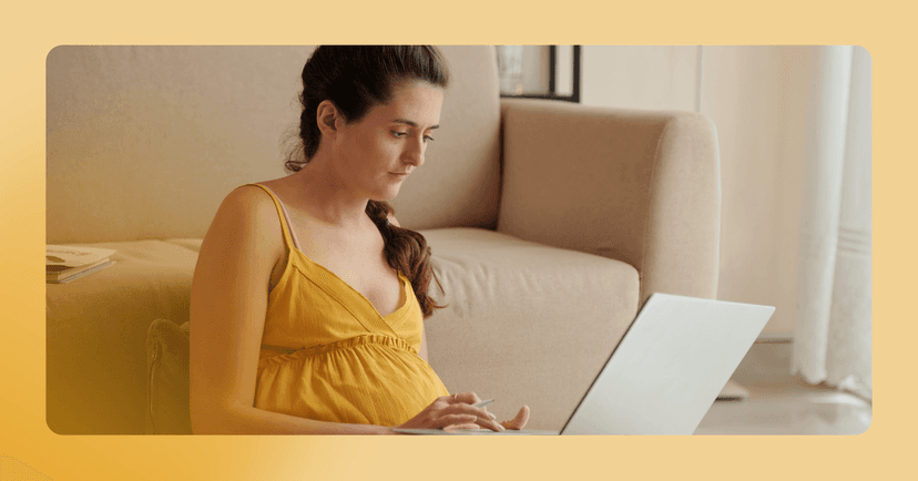 woman who is pregnant and feeling worried