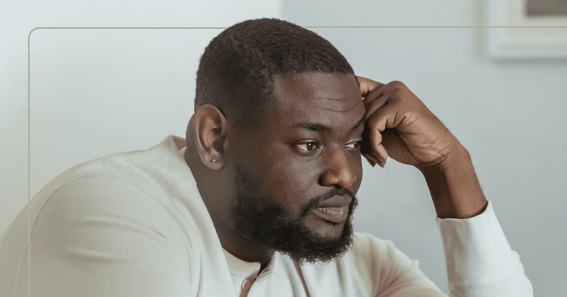 man reflecting on why he feels unappreciated