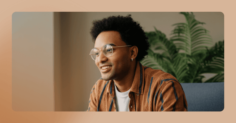 man having an in-person visit with his therapist