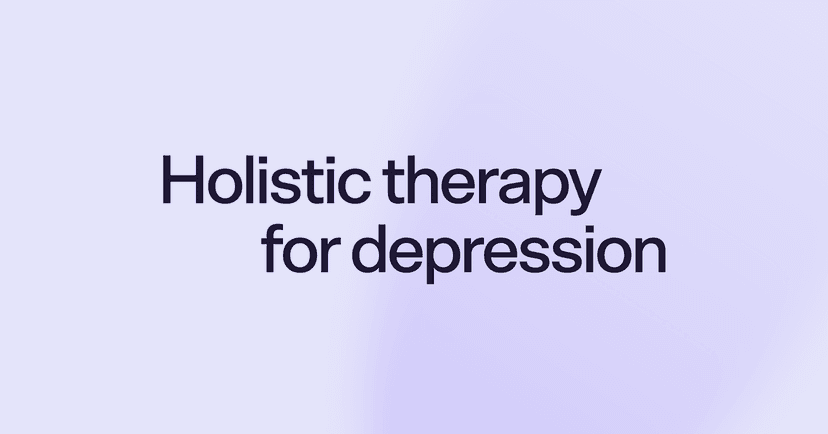 Holistic therapy for depression