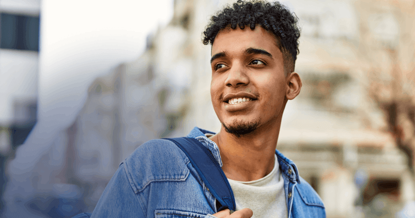 man making time for regular movement and taking a walk