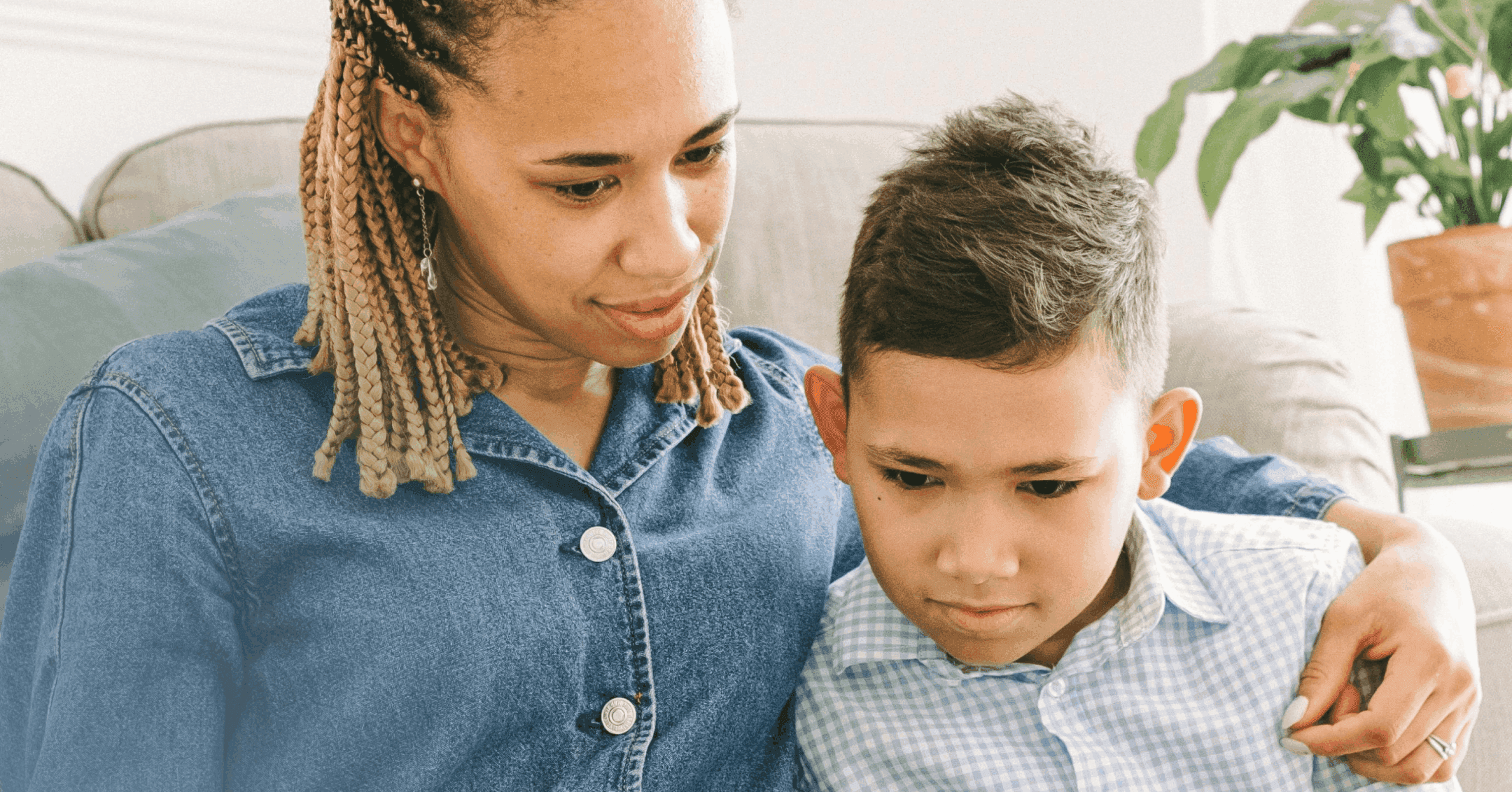 woman spending time with her child and focusing on what she can control