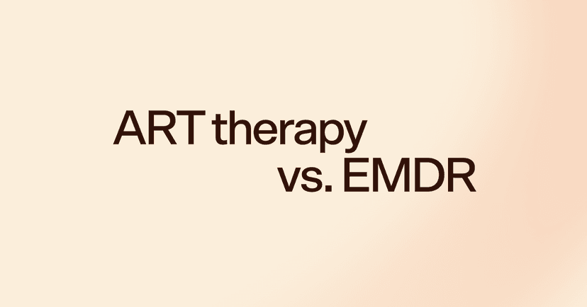 ART therapy vs. EMDR