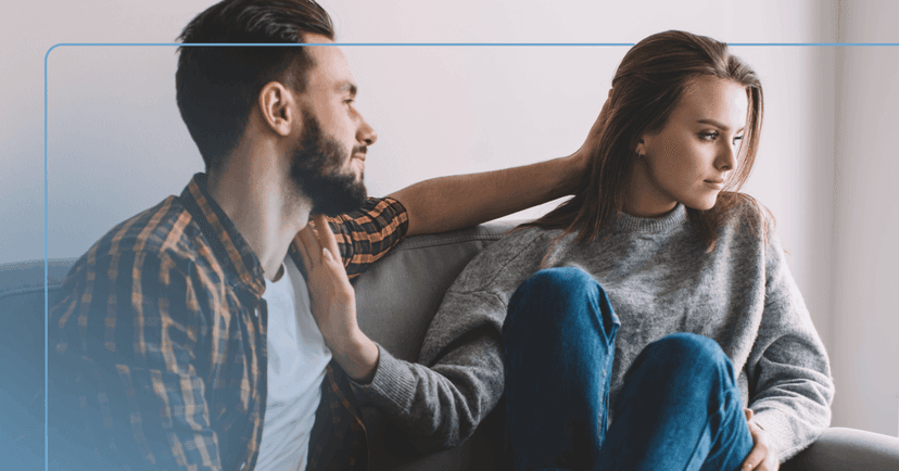 a couple dealing with emotional pressure