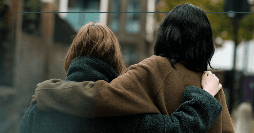 two friends confiding in each other and strengthening empathy