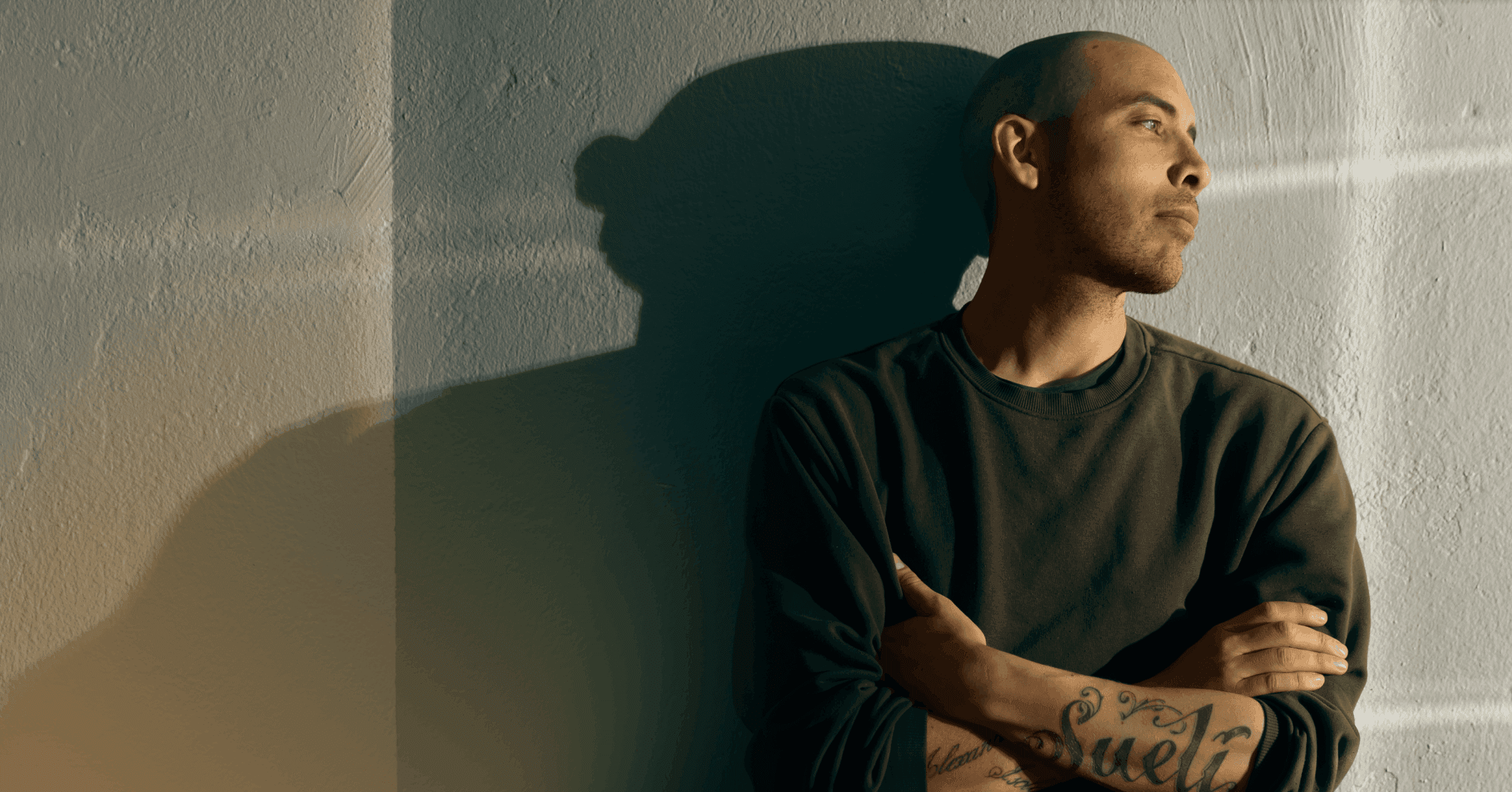 man who is skeptical of psychiatric care because of negative past experiences