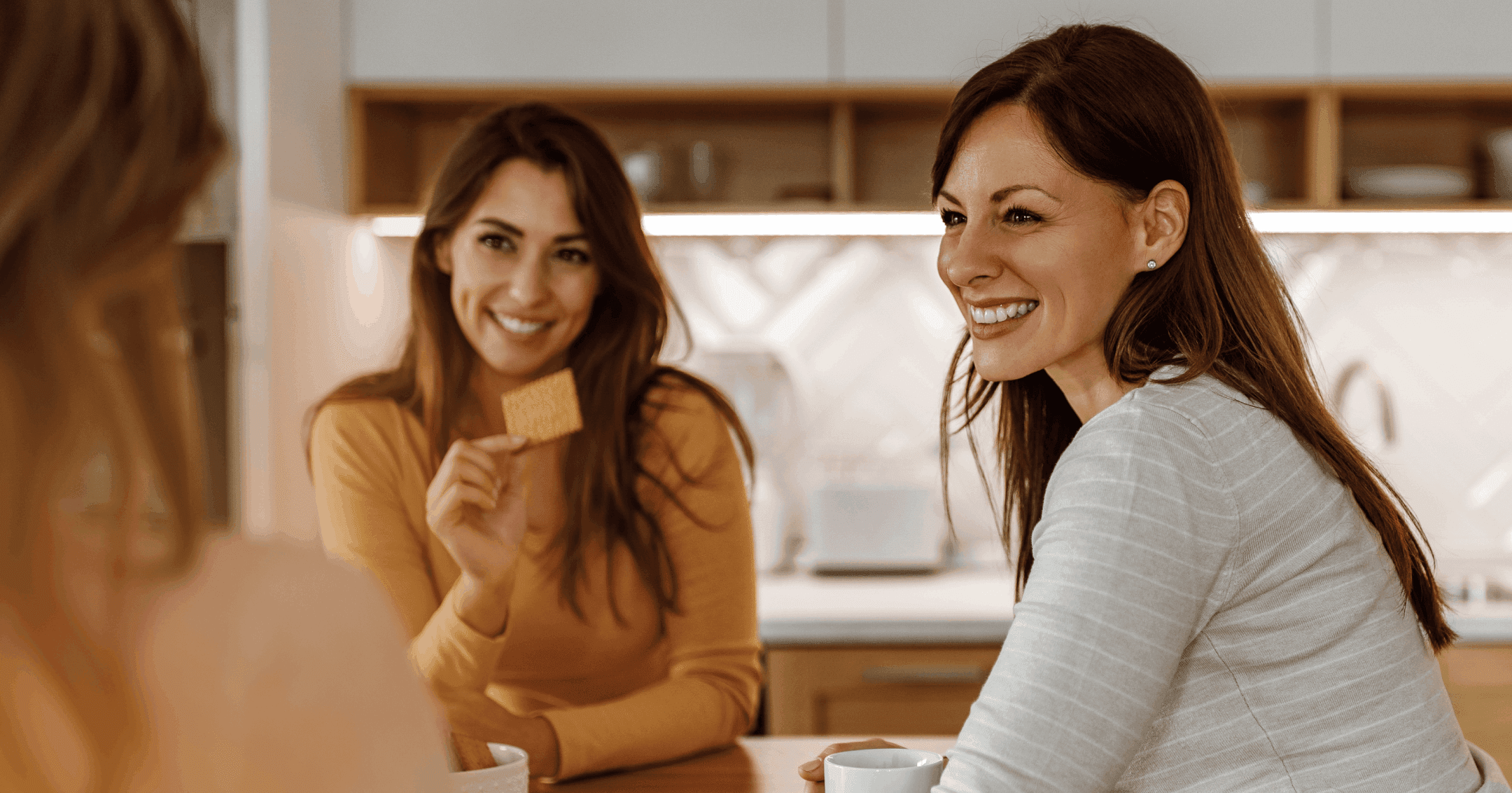 woman meeting a metamour and talking about preferences