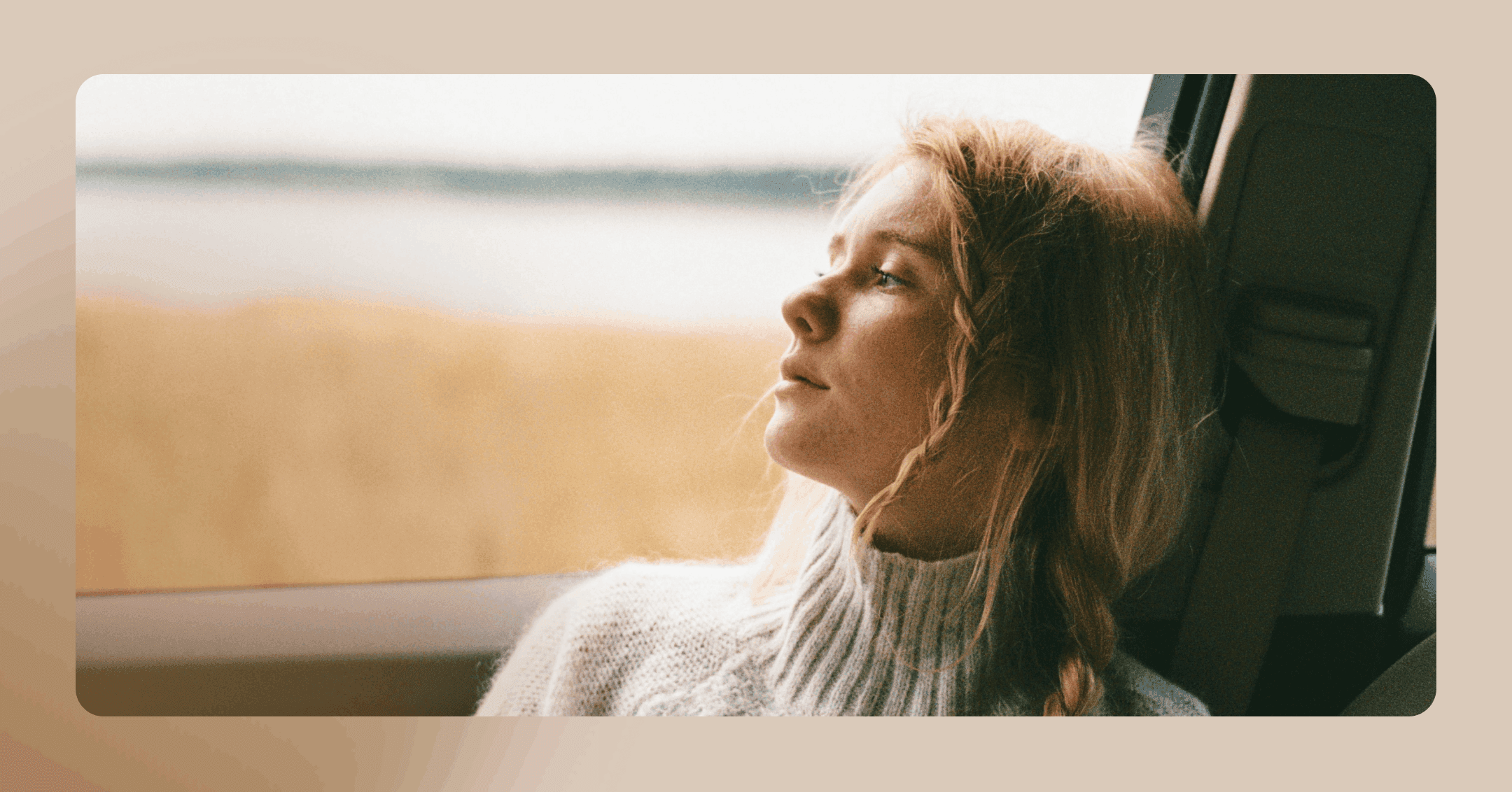 young girl thinking about someone because of unresolved feelings