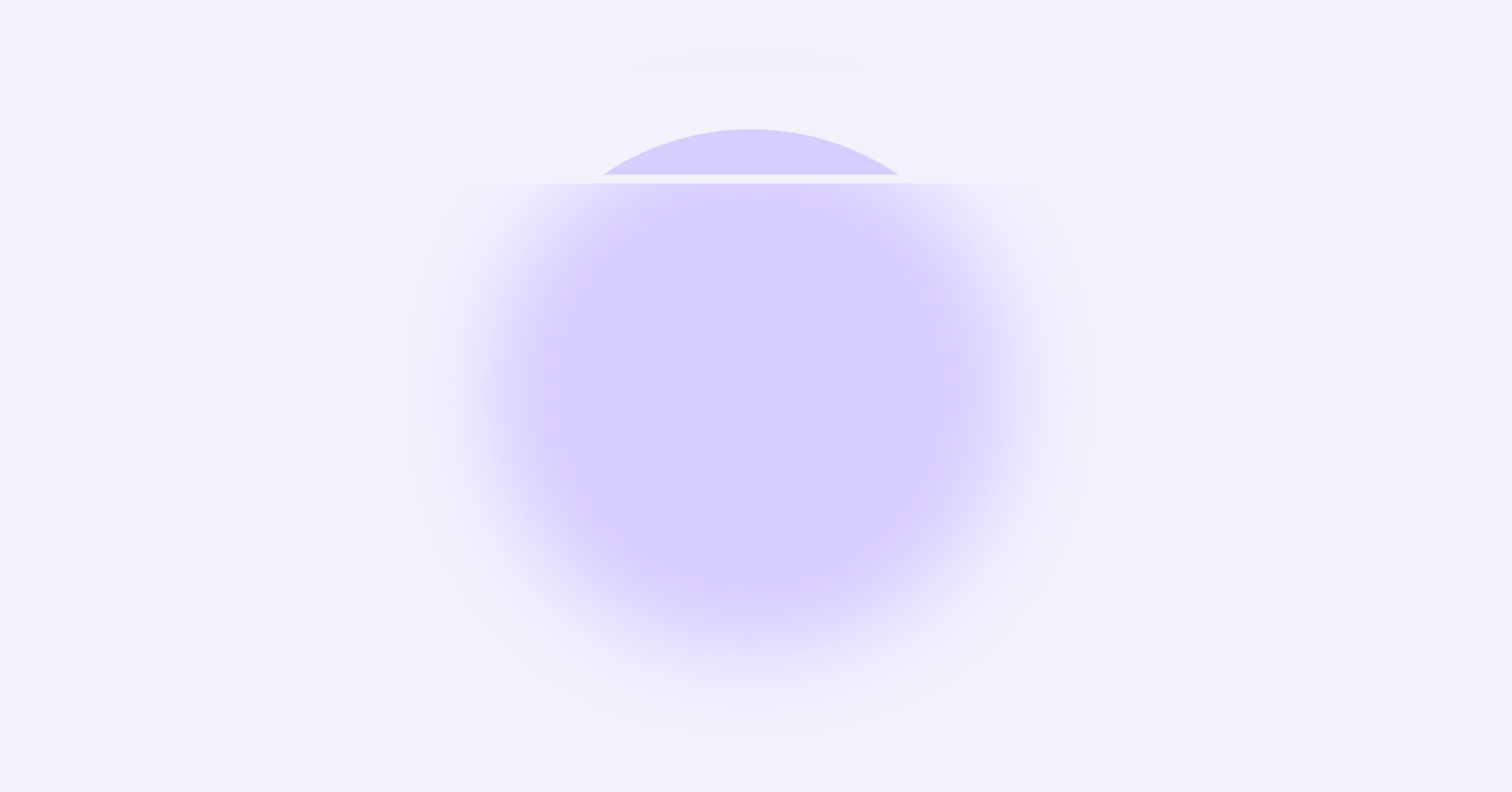 mostly blurred purple circle with sharply focused portion as conceptual representation of visible symptoms of ADHD