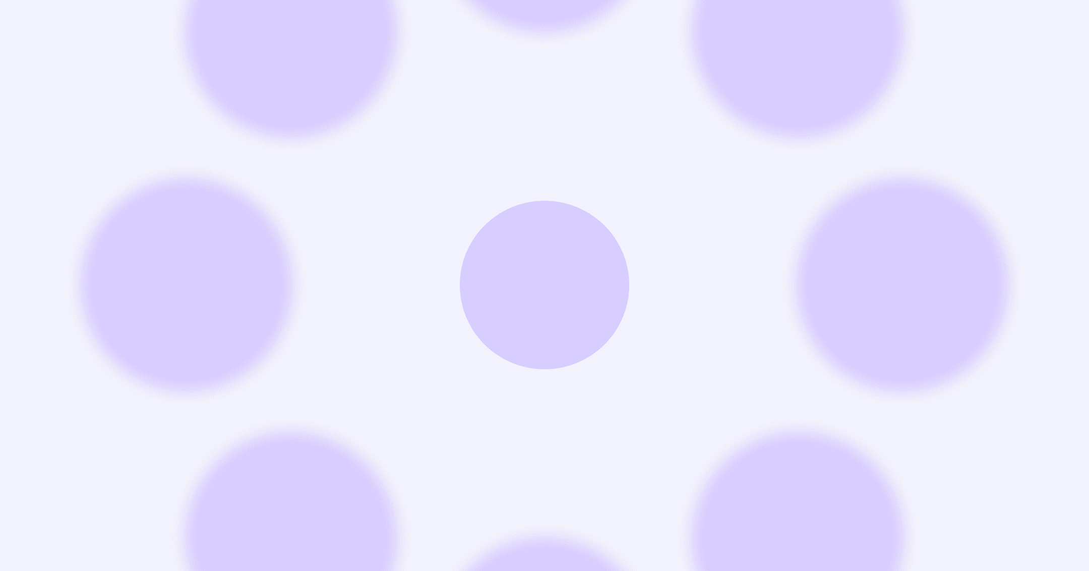 group of blurred and clear purple circles illustrating how there's flexibility in PCT