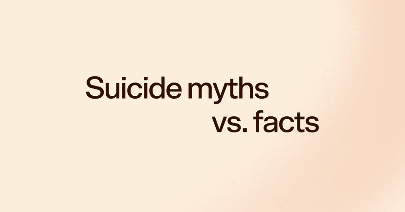 Suicide myths vs. facts