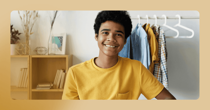 young man with emotional resilience who has a positive outlook