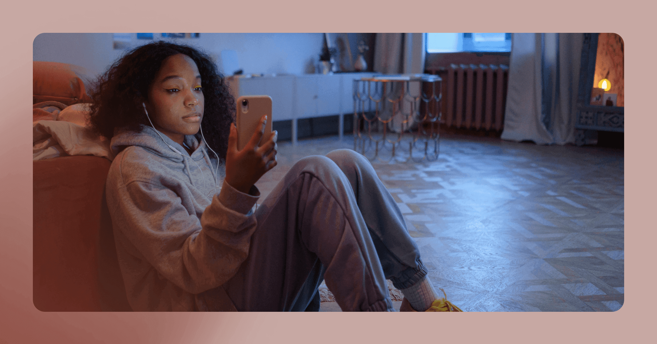 teen girl experiencing grief and withdrawing from friends