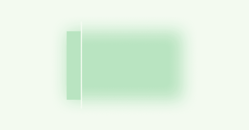 mostly blurred green rectangle with sharply focused portion as a conceptual representation of speaking up when you don't understand something