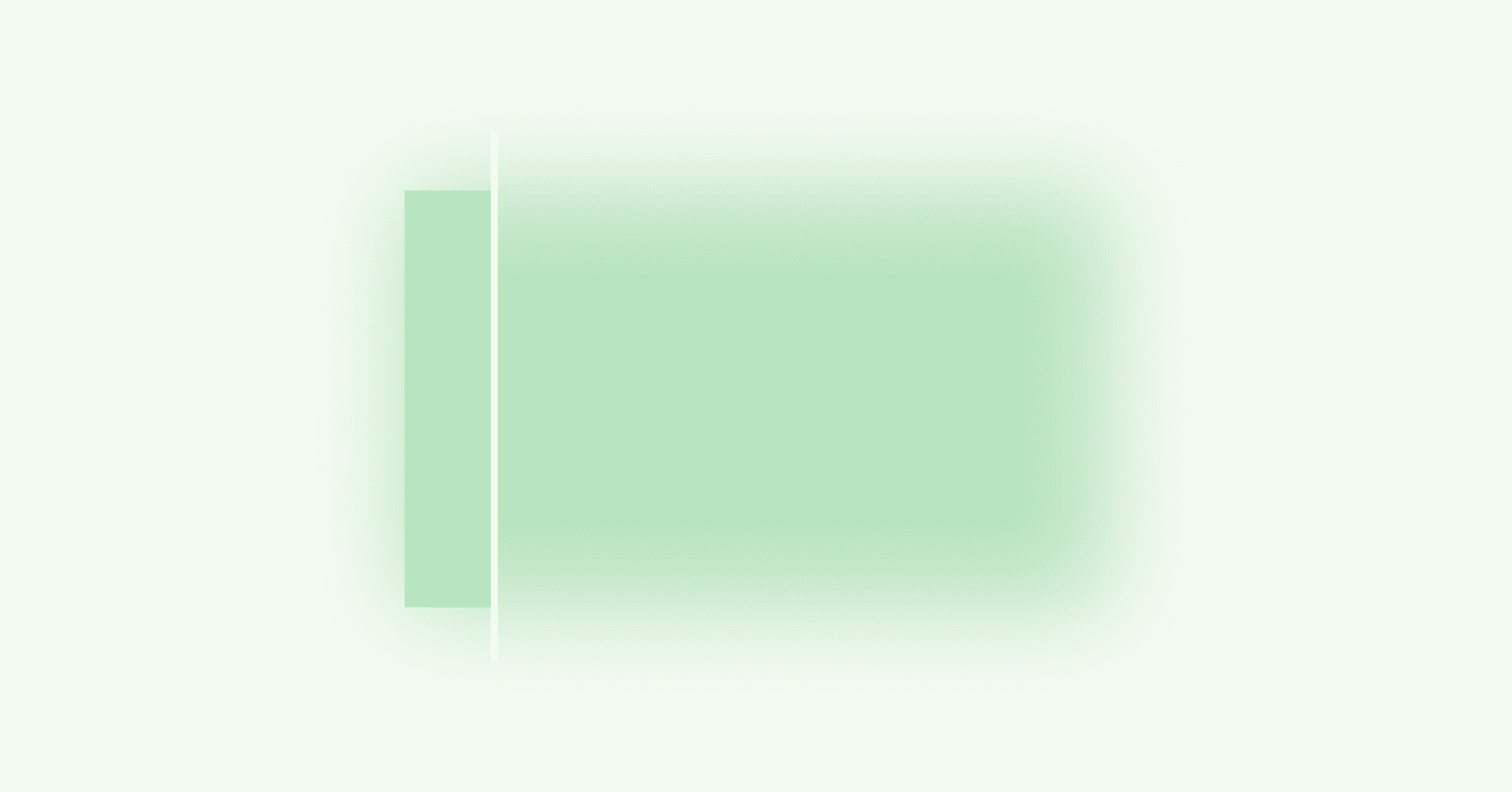 mostly blurred green rectangle with sharply focused portion as a conceptual representation of feeling distress with gender dysphoria