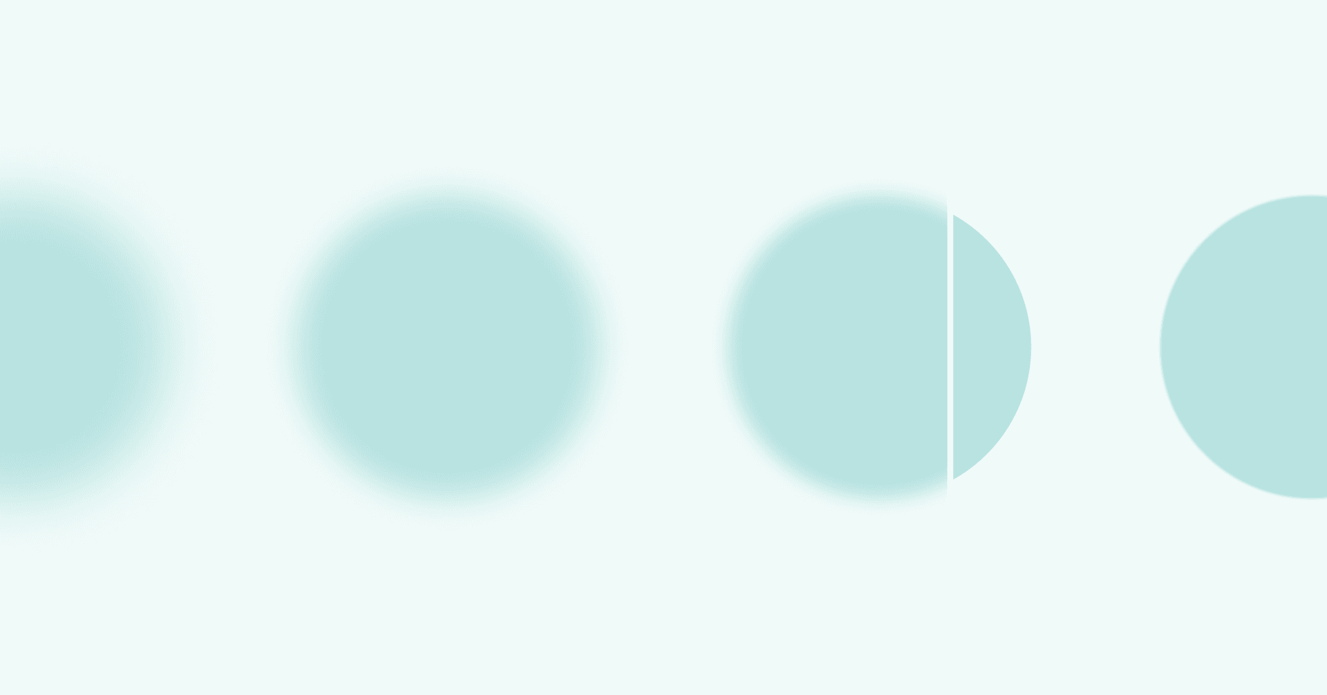 row of blurred and clear blue circles illustrating how skills learned in polyamorous couples therapy improve relationships