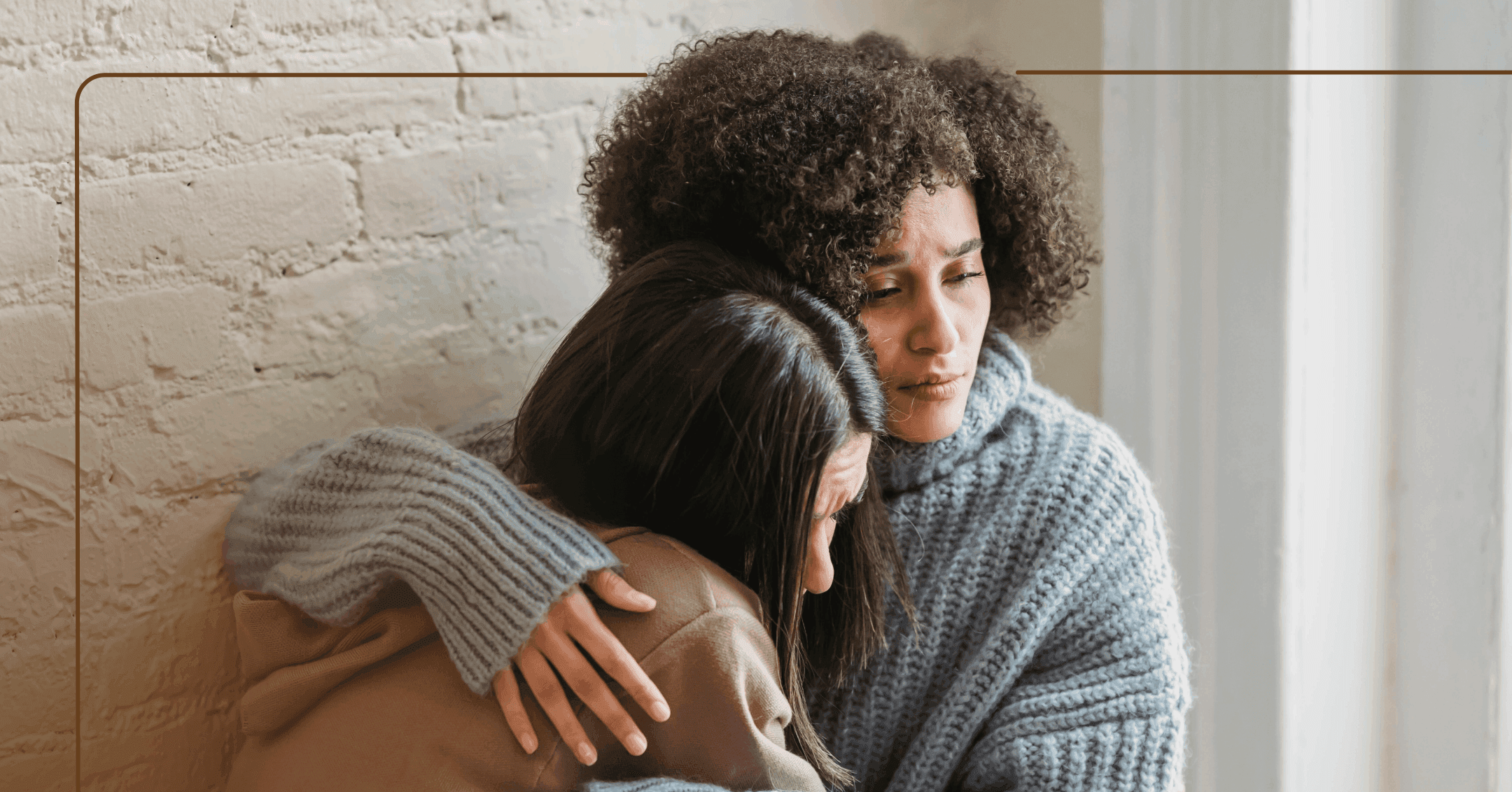 two women experiencing shared psychosis through persecutory delusions