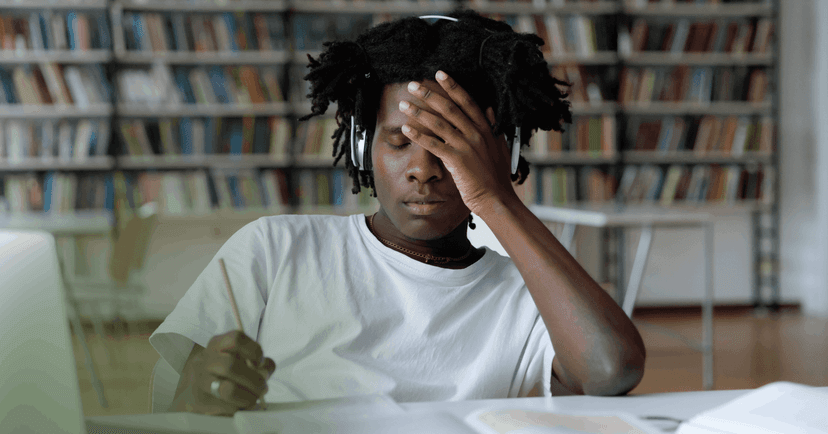 man with bipolar disorder experiencing light sensitivity