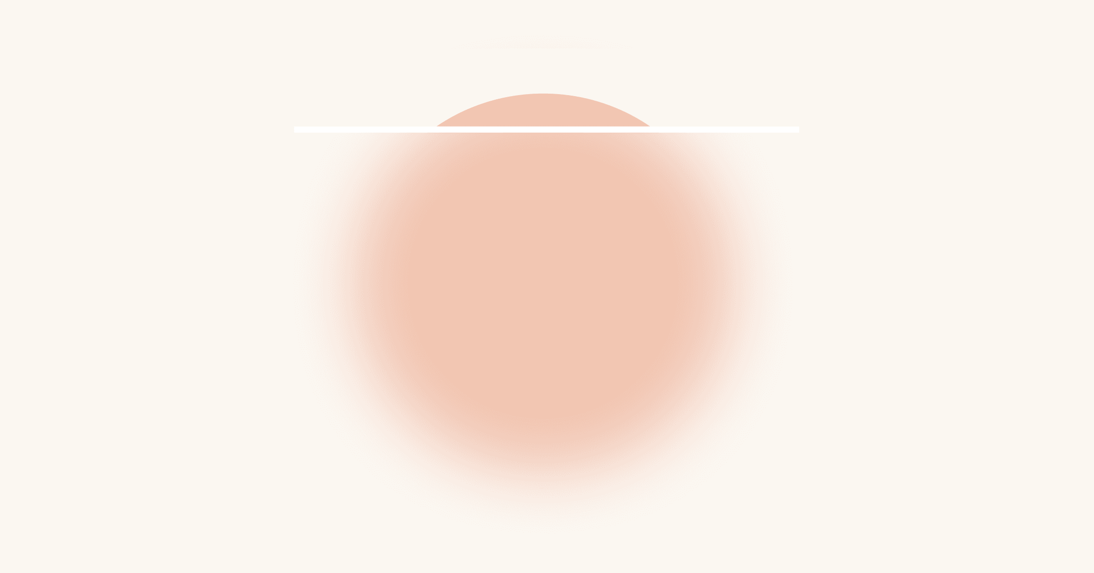 mostly blurred orange circle with sharply focused portion as a conceptual representation of the different types of stress and trauma