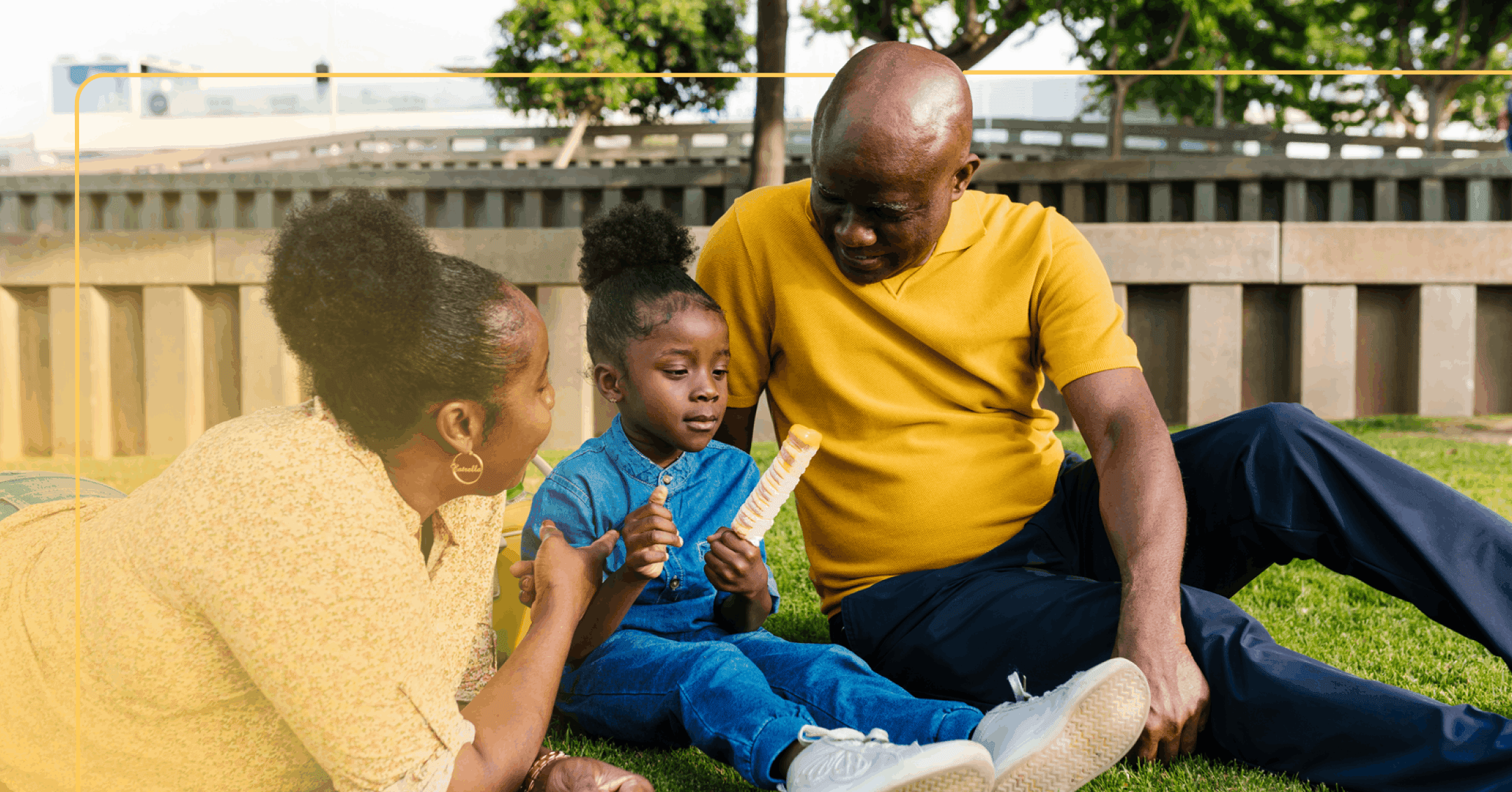 mom and dad building a secure and stable bond with their child