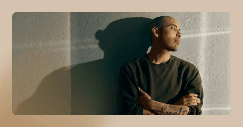 man taking time to reflect on what's important to him to heal from self-abandonment